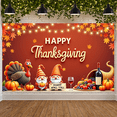 thumbnail image 2 of Decorative Design Happy Thanksgiving Banner Fall Theme Autumn Decorations for Family Gathering Seasonal Celebration Home Decor, 2 of 9