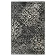thumbnail image 2 of Superior Modern Floral Scroll Pet and Kid-Friendly Indoor Area Rug, 5'x8', Slate, 2 of 5