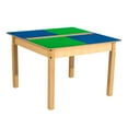 thumbnail image 3 of Time-2-Play 35" Montessori Wooden Play Desk Classroom Pre-School Daycare Blocks Table, 3 of 6