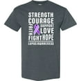 thumbnail image 3 of Inktastic Lupus Awareness Strength Support Courage T-Shirt, 3 of 5