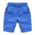 thumbnail image 2 of YTDSCS Boys Athletic Shorts Pants for Kids Baby ,Toddle Summer Knitted Shorts Elastic Solid Color Sports Shorts Soft Infant Cotton Casual Pants with Pockets for 9M-10T, 2 of 8