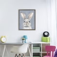 thumbnail image 2 of Stupell Industries Sweet Woodland Rabbit Brown Framed Floater Canvas Wall Art, design by Christine Simpson Art, 2 of 9