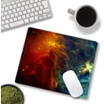 thumbnail image 4 of Square Galaxy Mouse Mat: Waterproof, Non-Slip, Cool Laptop & Computer Mouse Pad, 4 of 6