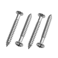 thumbnail image 6 of LOOKSEVEN 4pcs Electric Guitar Metal Neck Plate Screws 5×45mm for Squier Strat ST Tele Guitars Replacement - Chrome, 6 of 8