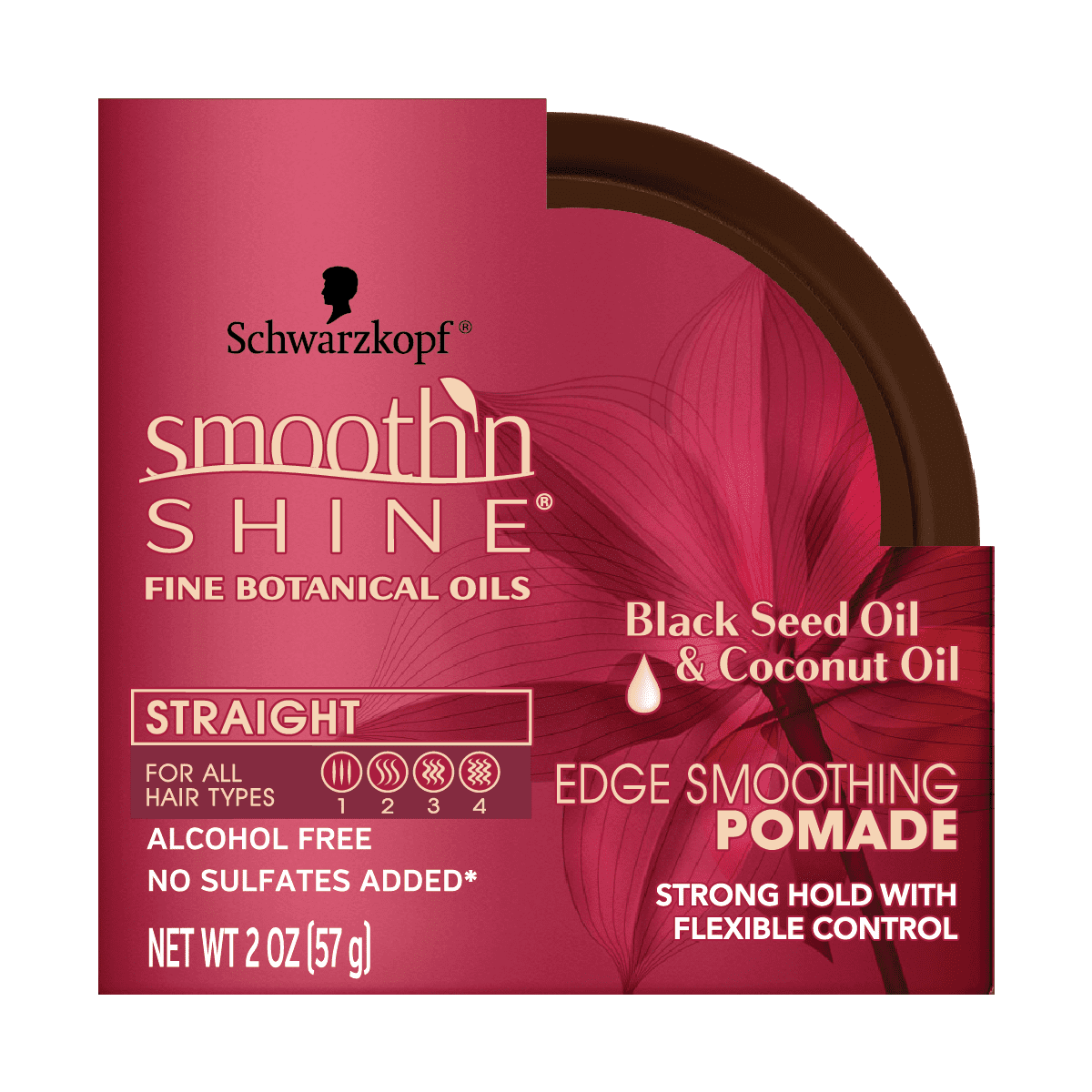 Smooth 'n Shine Straight Edge Smoothing Pomade, 2 Ounce ...