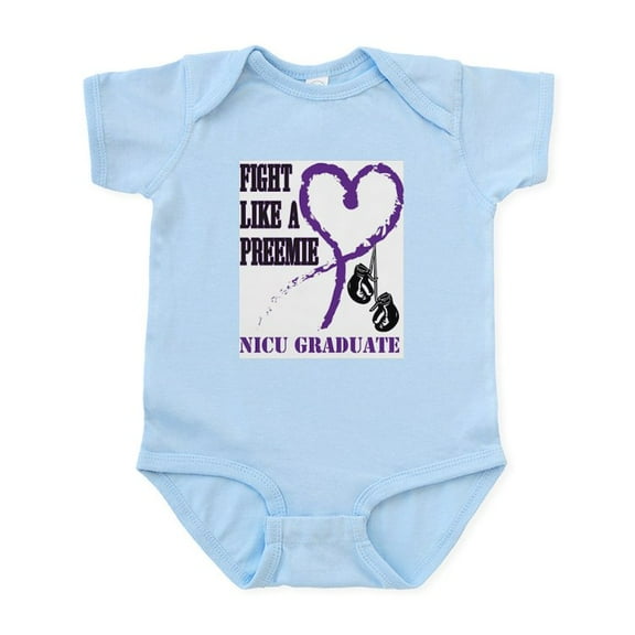 CafePress - NICU Graduate Body Suit - Baby Light Bodysuit, Size Newborn - 24 Months