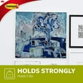 thumbnail image 2 of Command Jumbo Canvas Picture Hangers Plastic White 1 Hanger 4 Strips, 6 Pack, 2 of 10