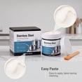 thumbnail image 6 of Powerful Burnt Residue Remover Paste for Cookware, Pot Bottom Black Stain Cleaner, Stainless Steel Scratch Remover, Multi-Purpose Pot Cleaner Heavy Duty Oil Stain Removers, 6 of 9