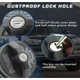 thumbnail image 3 of Locking Gas Cap - 1 pack Lock Fuel Cap For Toyota 4Runner,Camry,Corolla,Tundra,Tacoma,Rav4,Highlander,Avalon,Sequoia,Prius & Honda Civic,Accord,CRV,Fit,Pilot & Nissan Altima,Sentra &Chevy Silverado, 3 of 9
