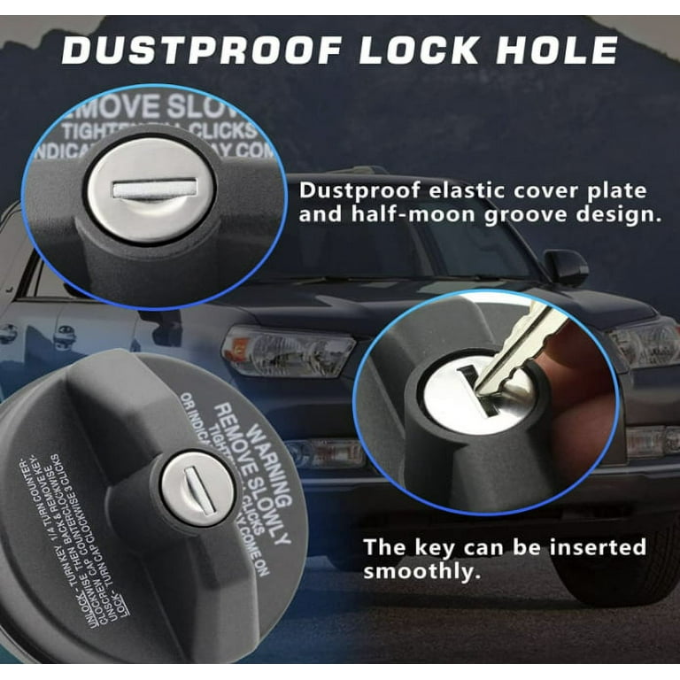 OBOSOE, Locking Gas Cap, 77300-47020, Compatible with Chevy and