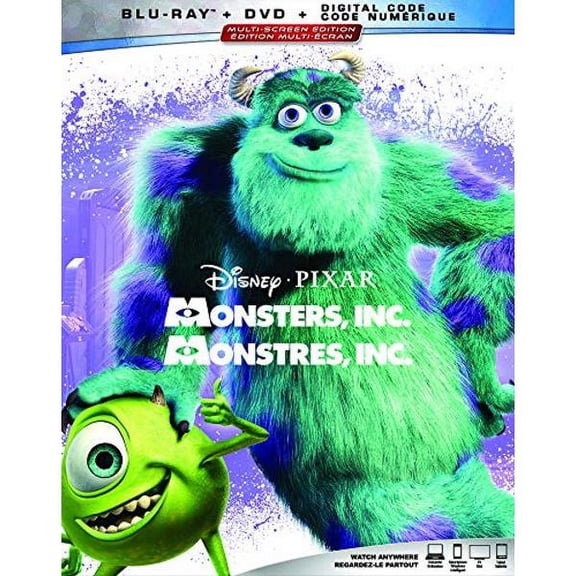 Disney Pixar's Monsters, Inc. [Blu-ray   DVD   Digital]