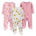 thumbnail image 1 of Set de Mamelucos Carter´s Child of Mine Niña 3-6 M Varios diseños Rosa 3 Pzas, 1 of 4
