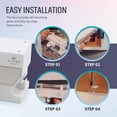 thumbnail image 3 of Abrelatas eléctrico 3 en 1 para colocar debajo del armario Elitra Home, color blanco, 3 of 7