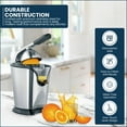 thumbnail image 3 of Frigidaire Stainless Steel 160W Electric Juicer, 3 of 12