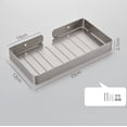 thumbnail image 2 of Estante de baño, cesta de ducha perforada de acero inoxidable, jabonera de acero inoxidable 304, dorado, 2 of 4
