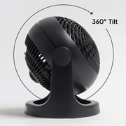 IRIS WOOZOO Circulator Fan, 5.5 Blade, Black
