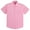 Pink, variant on Men Short Sleeve Button Down Up Cotton Casual Soft Solid Top Shirt (Pink 4# XXL)