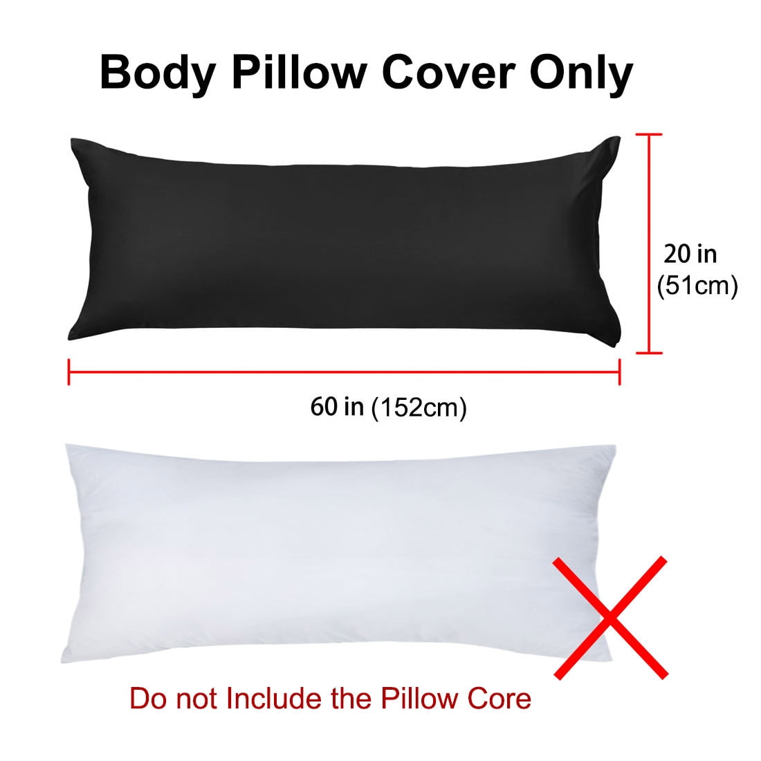 60 bolster pillow