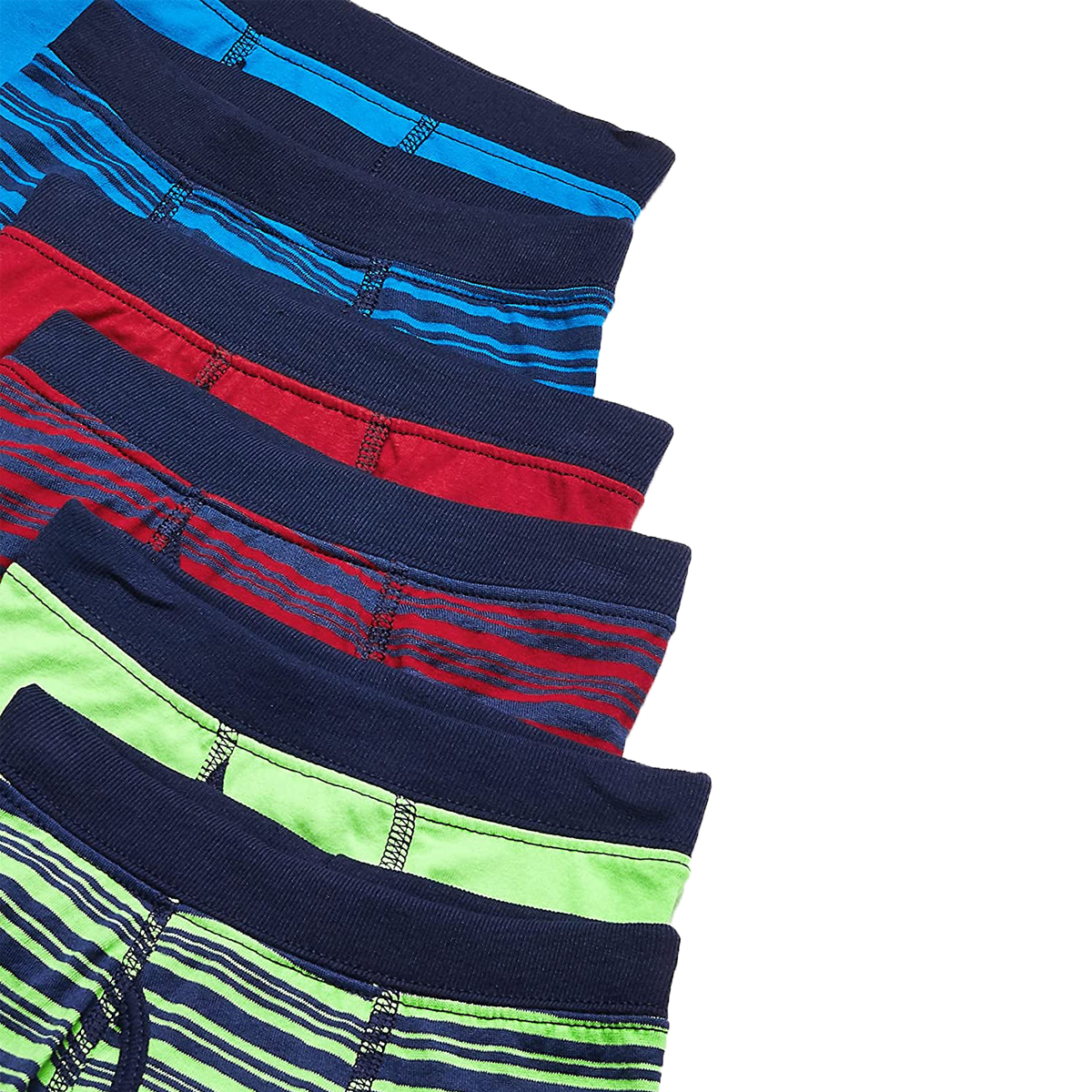 Hanes EcoSmart Tagless Boxer Brief Underwear, 6-Pack (Toddler Boys)