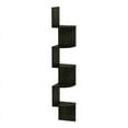 thumbnail image 6 of Furinno Rossi 7.8" x 7.8" 5-Tier Furniture Espresso Floating Shelves, 6 of 7