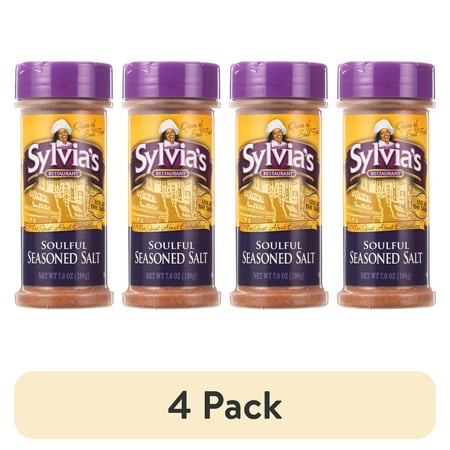 (4 pack) Sylvia s Soulful Seasoned Salt 7 Oz