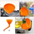 thumbnail image 2 of Embudos automotrices Embudo de ángulo recto, cuello largo de plástico sin derrames, extensión de embudo de aceite, embudo de coche, embudo de llenado de motocicleta para uso automotriz, 2 of 5