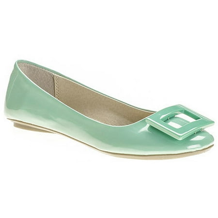 buckle ballet flats
