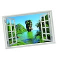 thumbnail image 1 of Calcomanía de Pared de Ventana 3D Calcomanías de Pared de Vinilo Decoración Mural de Pared Extraíble Poster para Dormitori F perfecl PVC Etiqueta de la pared 3D, 1 of 8