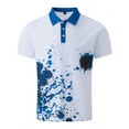 thumbnail image 3 of CIAKGIAF Button T Shirts for Men Collar Breathable Casual Athletic Short Sleeved, T Shirts, 3 of 3