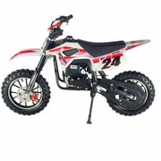 SYX MOTO MK 40cc 4-Stroke Gas Powered Mini Dirt Bike for Kids & Youth, Fully Automatic Entry-Level Off-Road Pit Bike with Speed Governor, Pull Start, Red