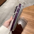 thumbnail image 5 of Compatible with iPhone 14 Pro Case Luxury Flexible Plating Cover Camera Lens Protection Shockproof Phone Case for Women Girl Men Design for iPhone 14 Pro 6.1 Inch (Purple), 5 of 10