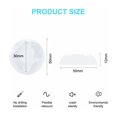 thumbnail image 4 of Strongest Wall Door Handle Stopper, Triomphe 6 Pieces Clear Rubber Door Knob Round Wall Protector Pad Silent Wall Handle Protector, 4 of 5