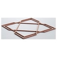 thumbnail image 4 of Ekena Millwork 11 3/8"W x 11 3/8"H x 1/4"T Small Kiowa Decorative Fretwork Wood Wall Panels, Cherry, 4 of 18