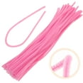 thumbnail image 1 of EXHUMKY 100pcs Twisted Rod Chenille Stems Fuzzy Material Macaron Colors Craft Making Children School Activities, 1 of 7
