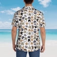 thumbnail image 6 of Xecao Cute Cats print Hawaiian shirt - a stylish short-sleeve button-down for men, perfect for casual beach and tropical outings., 6 of 9