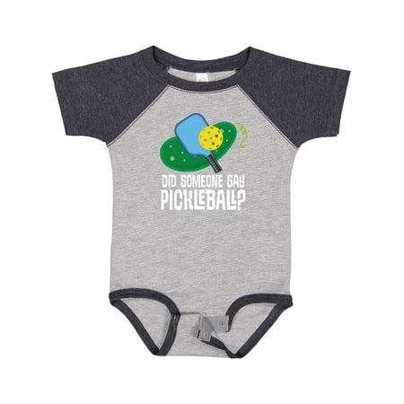 

Inktastic Did Someone Say Pickleball Gift Baby Boy or Baby Girl Bodysuit