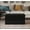 Glory Black, variant on Home Design Upholstered Folding Storage Bench – Grey Linen, Padded Seat with Hidden Storage, Collapsible Design