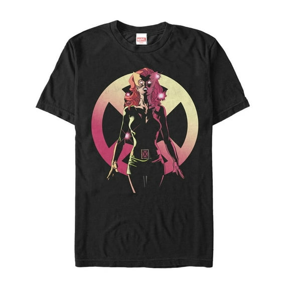 Men's Marvel X-Men Jean Grey Logo  Graphic Tee Black 5X Large