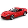 thumbnail image 1 of Ferrari F12 Berlinetta, Red - Mattel Hot Wheels BCJ72 - 1/18 Scale Diecast Model Toy Car, 1 of 5
