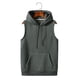 thumbnail image 2 of Hombres Casual PulloverSleeveless Gym Pocket Chaleco con capucha Sudadera con capucha Pompotops oipoqjl15742, 2 of 4