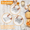 thumbnail image 3 of 3Pcs Cooling Rack Collapsible Baking Cooling Rack Stackable Iron Cooling Rack Non-Stick Cookie Cooling Rack Space Saving Cooling Rack for Cookies Cupcakes Pies Baking, 3 of 7
