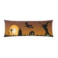 thumbnail image 2 of MKHERT Happy Halloween Banner Body Pillow Pillowcase Pillow Protector Cushion Cover 20x60 Inch, 2 of 2