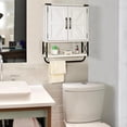 thumbnail image 4 of Gabinete de Baño de 3 Niveles, Armario de Pared para Baño (Blanco), 4 of 8
