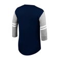 thumbnail image 2 of Mitchell & Ness Mens Boston Red Sox Henley Shirt, Blue, X-Large, 2 of 4