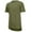 Green, variant on AHTJRT Men's Loose Athletic Short Sleeve Hipster Drop Irregular Hem T-Shirt with Zipper Dark Gray M