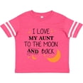 thumbnail image 3 of Inktastic I Love My Aunt to the Moon and Back Boys or Girls Toddler T-Shirt, 3 of 5