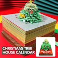 thumbnail image 2 of Wartleves Bloc de notas con forma de árbol de Navidad en 3D, papel para manualidades, bloc de notas no adhesivo, bloc de notas F4, 2 of 6