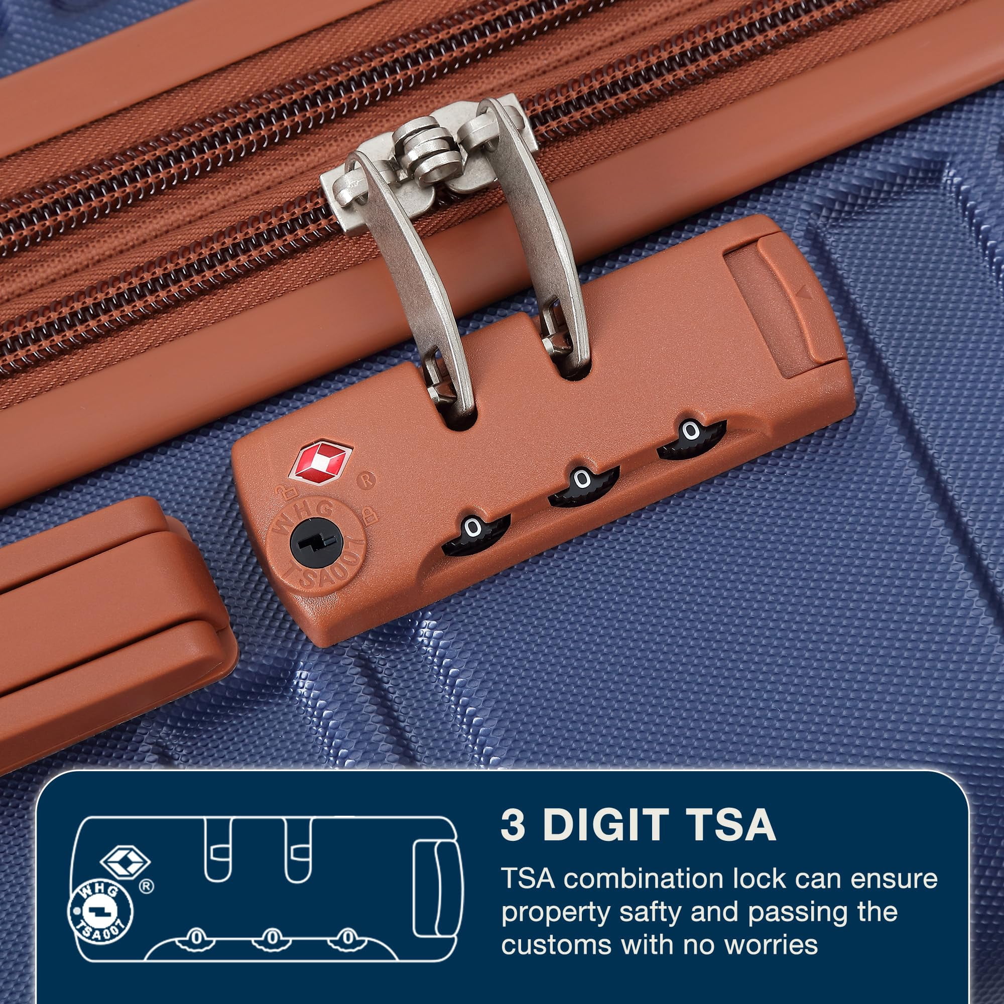 24" Expandable Hard Shell Carry On Luggage with No Noise Spinner Wheels, 77L ABS Hardside Carry On Suitcase with TSA Lock, Lightweight Hardshell Suitcase with Adjusts in 3 Stages for Trips, Vacations