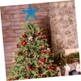 thumbnail image 6 of Gogcaro 8 inch Christmas Blue Star Tree Topper, Battery Powered Glitter Indoor Decor with LED Lights for Xmas Holiday Party Decorations, 6 of 7