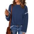 thumbnail image 1 of Jersey Dokotoo para mujer, cuello redondo, cuello redondo, manga acampanada, talla S, 1 of 6